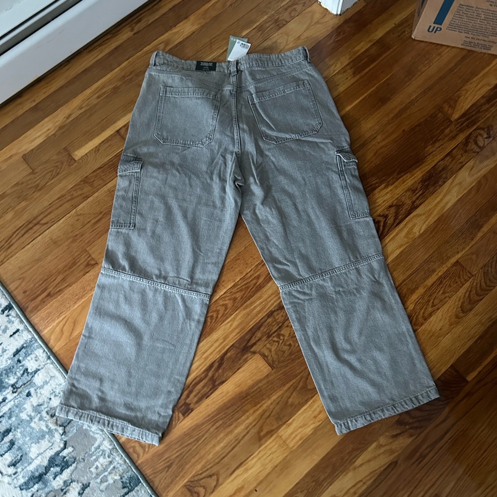 H&M Women's Gray Cargo Jeans
